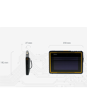 Getac Z710EX rugged tablet - measurements